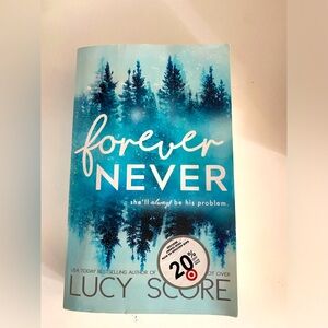 Forever Never paperback by Lucy Score
